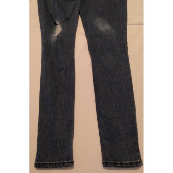 Seven 7 Booty Shaper Leggings Denim Jeans Jeggings Distressed Size 6 - Picture 9 of 10
